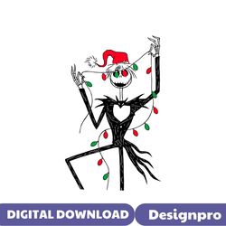 Cute Jack Skellington Nightmare Before Christmas SVG File