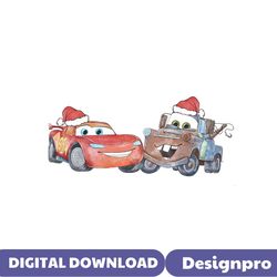 Disney Cars Tow Mater Christmas PNG