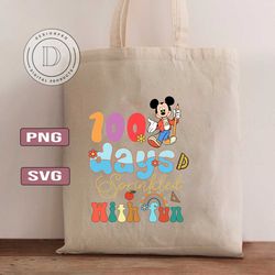 100 days sprinkled with fun svg png, 100 Days Of School Png Svg