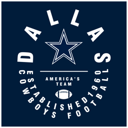 Dallas Cowboys Football Americas Team SVG