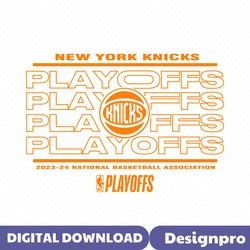 New York Knicks 2024 NBA Playoffs SVG