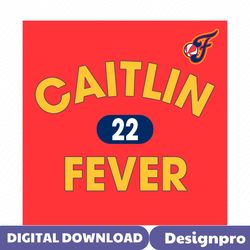 Caitlin Fever 22 Player WNBA SVG