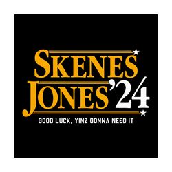 Skenes Jones 24 Good Luck Yinz Gonna Need It SVG