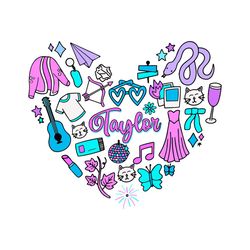 Taylors Version Heart Symbol SVG