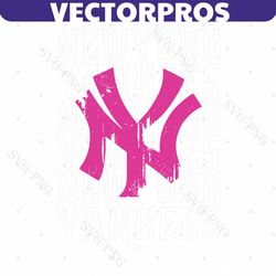 Retro MLB New York Yankees Logo SVG
