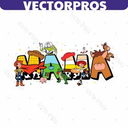 Mama Toy Story Cartoon Characters PNG