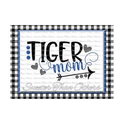 tiger mom svg, football tiger, baseball tiger, basketball tiger, vinyl design svg dxf silhouette clipart, cut instant do