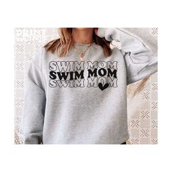 Swim Mom SVG PNG PDF, Swimming Svg, Swim Mom Shirt Svg, Cricut, Mom Life Svg, Svg For Cricut, Png Sublimation, Mom Svg