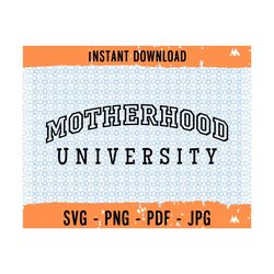 Motherhood University Svg, Mama Svg, Mama Png, Mothers Day Design, Motherhood Cut File, Mother Life Svg, Mother Design, Mom svg, mom Png