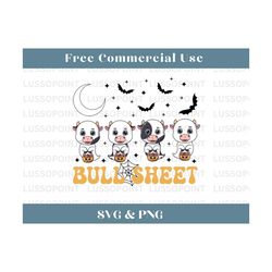Bull Sheet SVG PNG| Ghost Cows Png| Ghost Cows Svg| Cow Lover Png| Spooky Season Png| Instant Download| Mockup Included