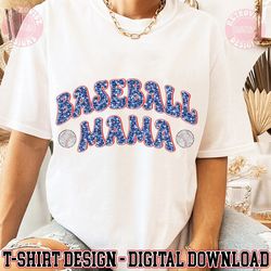 faux sequins baseball mama png, mama baseball svg, mama svg, baseball shirt png, baseball mom svg, baseball sublimation