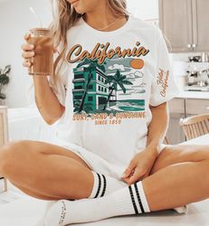 California Since 1850 png, Summer png, Beach life png, surf sand sunshine png, Summer sublimation designs, Aesthetic tre