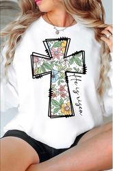 He Is Risen PNG, Easter PNG, Risen Bible Verse PNG, Christian Design, Easter Risen Png, Easter Sublimation, Eater Jesus