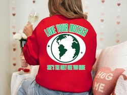 Love Your Mother Earth Day Coconut Granola Girl Aesthetic Gift for Her Sweatshirt