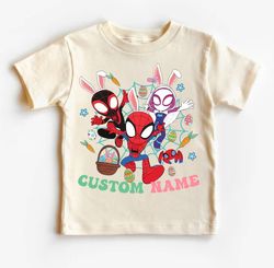 Personalized Spidey And His Amazing Friends Easter Svg, Spidey Easter Png, Spiderman Bunny, Happy Easter, Spiderman East