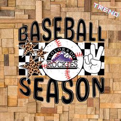 Baseball Season Colorado Rockies Svg Digital Download