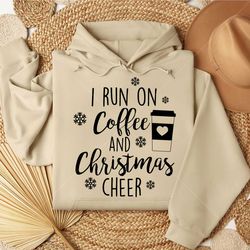 I Run Coffee and Christmas Cheer SVG