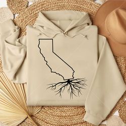 California Roots SVG, California Outline