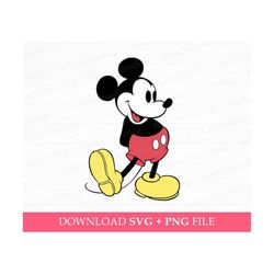 Retro Cute Mouse Svg, Family Vacation Svg, Family Trip Svg, Retro Happy Mouse Svg, Vacay Mode, Svg Png Files For Print