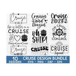 Cruise SVG Bundle - Cruise Shirt SVG, Vacation SVG, Cruise Ship svg, Family Trip svg, Family Vacation svg, Cruise Squad