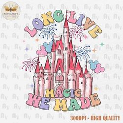 Magical Castle PNG, Groovy Style Png, Family Trip Png, Family Vacation Png, Best Day Ever Png, Magical Kingdom Png