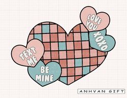 Retro Valentines Heart Png, Be Mine Png, Valentine's day Png, Retro Valentine Png, Funny Valentine Png, XOXO Png Sublima