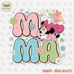 Mama Mouse PNG, Mama Flowers Png, Mother's Day Png, Family Trip Png, Mama Png, Vacay Mode Png, Gift For Mama Png, Digita