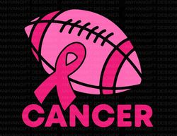 Pink Rugby Ribbon Svg, Breast Cancer Svg, Pink Ribbon Svg, Rugby Cancer , Breast Cancer Shirt, Breast Cancer Awareness C