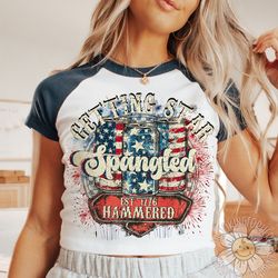 Getting Star Spangled Hammered png, America Png, Funny America Designs, 4th Of July png, Party in the USA, Independence