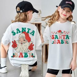 Santa Baby PNG, Christmas Season Png, Kids Christmas Shirt PNG, Christmas png, Retro Christmas PNG Shirt, Retro png, Chr