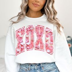 Xoxo png, Sparkly Faux Glitter