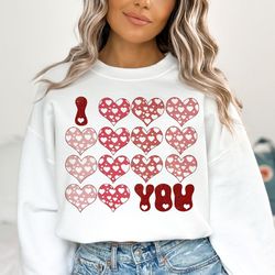Valentines I love PNG, Love png, Valentines shirt png