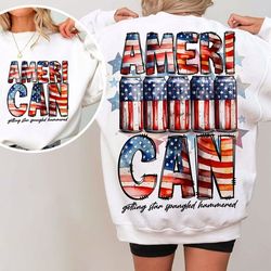 Ameri Can png, 4th Of July png, America png, Independence Day png, Patriotic png, USA flag png, Sublimation Designs, shi