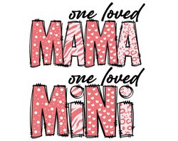 Mama Mini Valentines png, Valentines Shirt design download