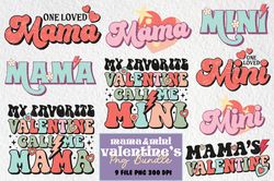 Mama Mini Valentines PNG Bundle