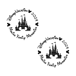 Bundle Magical Kingdom Family Vacation 2024 Svg, Family Trip Svg, Vacay Mode Svg, Svg, Png Files Fo