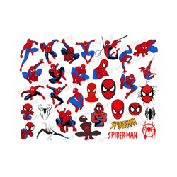 Spiderman SVG, Spider Verse SVG, Spiderman Clipart, Spider Verse Clipart, Spiderman Silhouette, Spiderman Digital, Spide