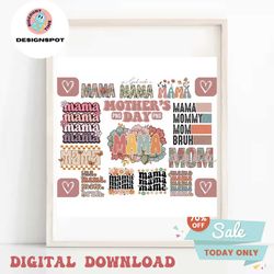 Mom PNG Bundle, Mothers Day Png, Mom Png, Mom Life Png, Girl Mom Png, Mama Png, Mama Sublimation, Blessed Mama Png