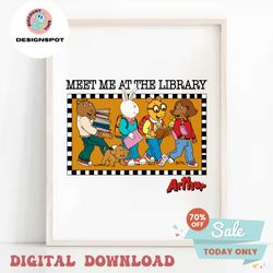 Meet Me At The Library Arthur And Friends SVG
