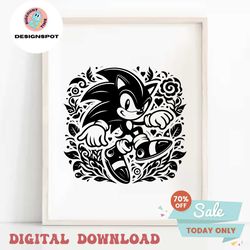Sonic Cartoon Movie Character SVG