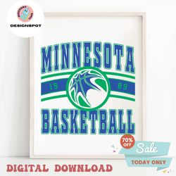 Vintage Minnesota Basketball 1989 SVG