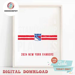 2024 Stanley Cup Playoffs New York Rangers SVG