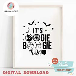 Its Oogie Boogi Time Svg Png, Oogie Boogi Svg, The Nightmare Before Svg, Oogie Boogi Silhouette Svg Files For Cricut, In