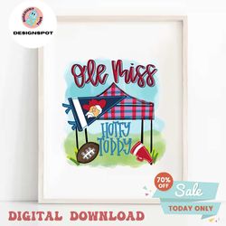 Ole Miss | Hotty Toddy | Tailgate | Sublimation Design | Digital Download | Womens, Kids Shirt PNG