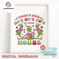 Grinch Ho Ho Ho In This House SVG