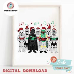 Star Wars Characters Christmas SVG