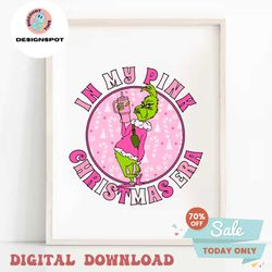 Funny In My Pink Christmas Era SVG