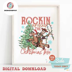 Woody Rockin Around The Christmas Tree SVG