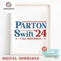 Retro Parton Swift 2024 SVG