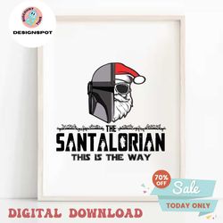 The Santalorian This Is The Way SVG
